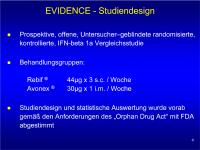 Abbildung 4: EVIDENCE - Studiendesign
