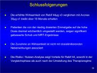Abbildung 36: EVIDENCE - Schlußfolgerung