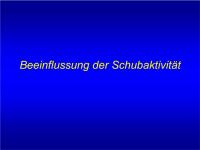 Abbildung 7: PRISMS - Schubaktivität
