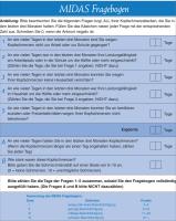 Abbildung 1: MIDAS-Fragebogen