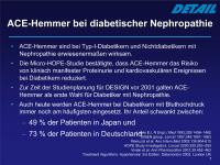 Abbildung 7: Diabetische Nephropathie - ACE-Hemmer
