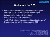 Abbildung 14: Glomeruläre Filtrationsrate