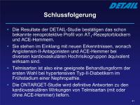 Abbildung 41: DETAIL-Studie - Schlußfolgerung