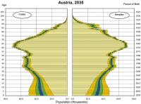 Abbildung 3-b: Alterspyramide Österreichs 2000