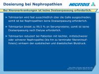 Abbildung 12: Dosierung - Nephropathien