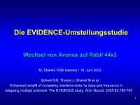 Abbildung 1: EVIDENCE-Umstellungsstudie