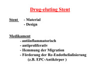 Abbildung 53: Drug-eluting Stent
