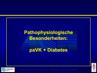 Abbildung 17: PAVK - Diabetes mellitus