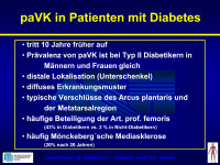 Abbildung 19: PAVK - Diabetes mellitus