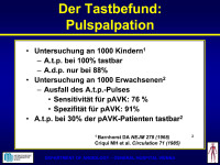 Abbildung 37: Pulspalpation