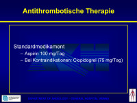 Abbildung 61: Antithrombotische Therapie