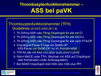 Abbildung 64: Thrombozytenfunktionshemmer