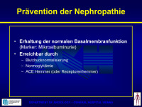 Abbildung 78: Nephropathie - Prävention