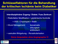 Abbildung 94: Diabetes mellitus - Kritische Ischämie