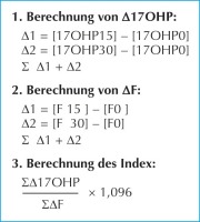 Abbildung 4: 17-OHP - Kortisol