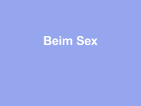 Abbildung 4: Beim Sex